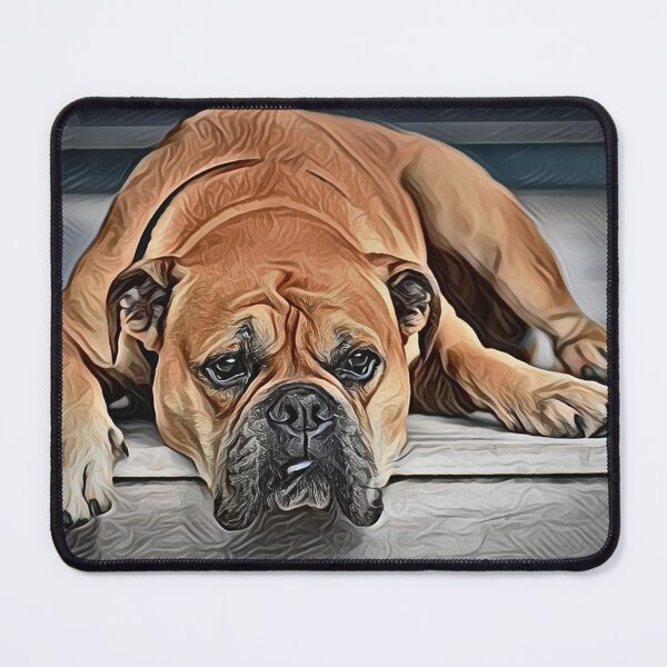Item preview, Napping Bulldog Oil Paint designed and sold by Funpart.