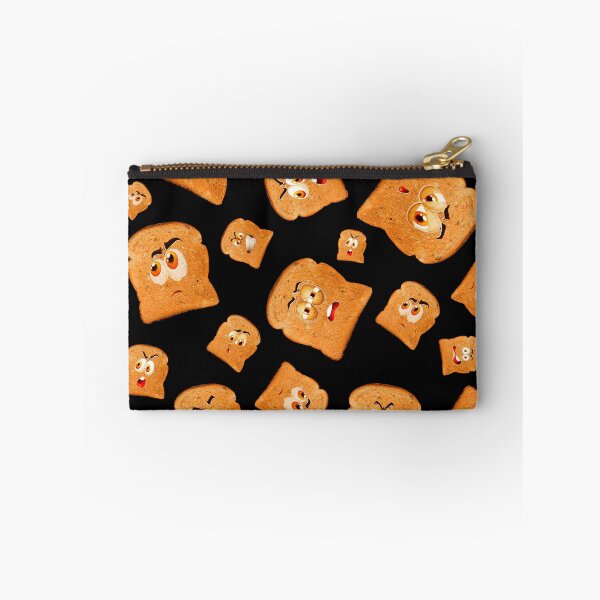 Item preview, Funny Cute But Creepy Toast Bread Kawaii Food Faces designed and sold by MintaApparel.