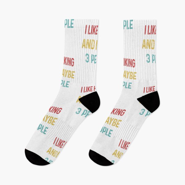 Item preview, I like Hiking and maybe 3 people designed and sold by WinghiDesign.