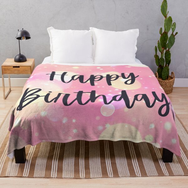 Item preview, Happy birthday bubbles on pink designed and sold by Lady-Frost.