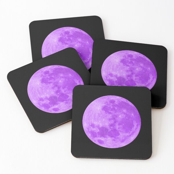 Item preview, Violet purple mauve purplish full moon lunar night designed and sold by HappywithBest.