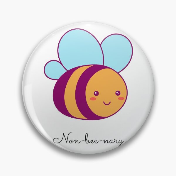 Item preview, Non-bee-nary designed and sold by Gender Minorities Aotearoa.