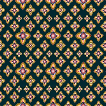 Artwork thumbnail, Flower Patterns Abstract Design by ClassyPatterns