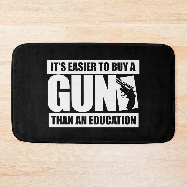 Artikelvorschau, Es ist einfacher, eine Waffe zu kaufen als eine Ausbildung, Pro Gun, Pro 2. Änderung, Waffenkontrolle, 2. Änderung T-Shirt, 2. Änderungsgeschenk, Waffengesetz, Waffenbesitzergeschenk entworfen und verkauft von HighEndLowCost.