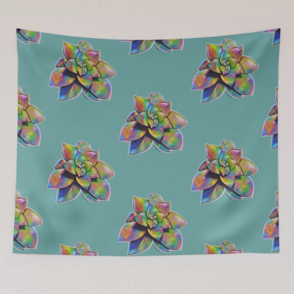 Item preview, Rainbow Succulent No. 01 designed and sold by ToriSolomonArt.