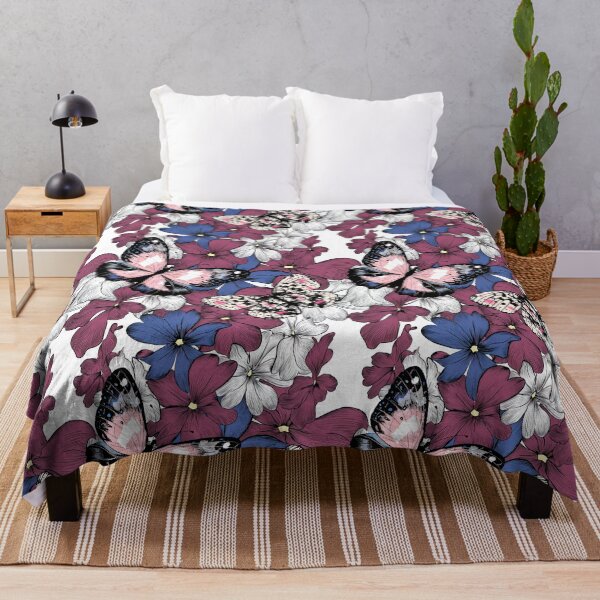 Item preview, Butterfly Flower Pattern, Butterfly Seamless Flower Pattern, Butterfly Pattern, Butterfly, Flower, Pattern designed and sold by graphic-genie.