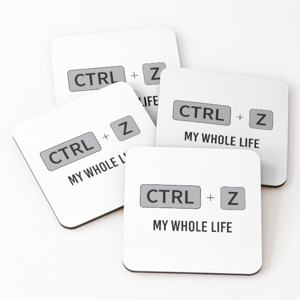 Item preview, Ctrl Z My Whole Life designed and sold by GetJensized.