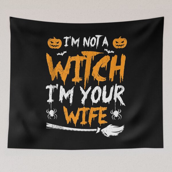 Item preview, I'm Not A Witch I'm Your Wife Halloween Tank Top designed and sold by GiselleShop.