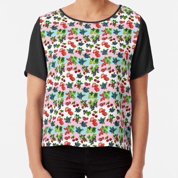 Berries - transgender flag Chiffon Top