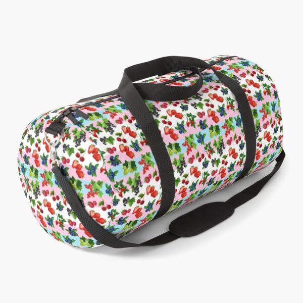 Berries - transgender flag Duffle Bag