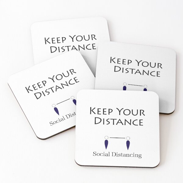 Item preview, keep your social distance (covid) designed and sold by Finch Studio.