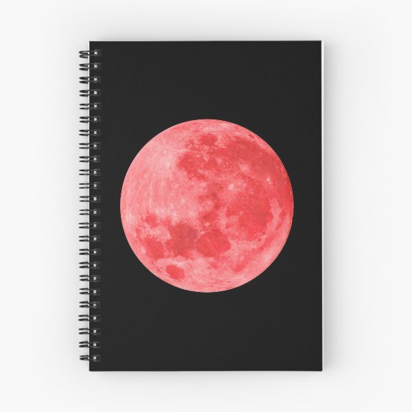 Item preview, Red gules scarlet carmine rouge redness full moon lunar night designed and sold by HappywithBest.