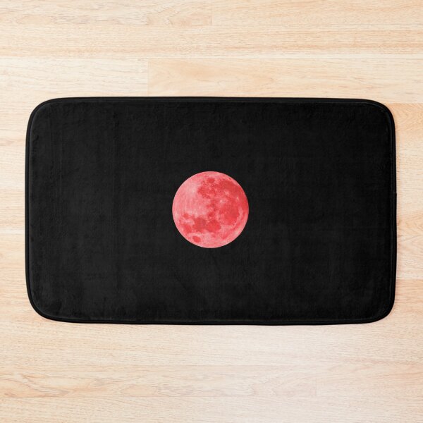 Item preview, Red gules scarlet carmine rouge redness full moon lunar night designed and sold by HappywithBest.