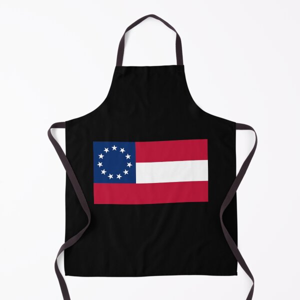 Item preview, Stars And Bars. Usa, America, First American National Flag, 11 Stars, 1861, On Black. Sticker designed and sold by SeidyRoper.