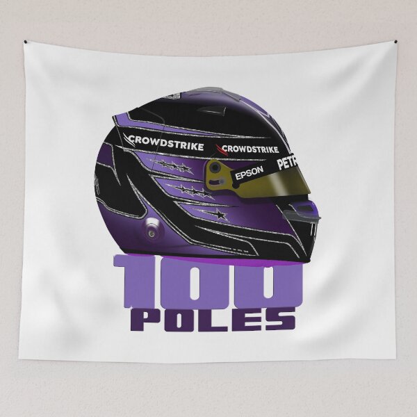 Item preview, Lewis Hamilton - 2021 helmet 100 POLES - NO MONSTER LOGO  designed and sold by JageOwen.