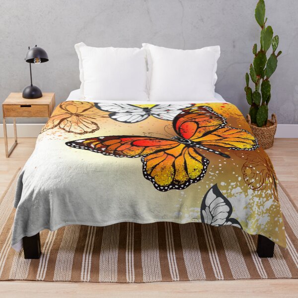 Aperçu de l'œuvre Papillons d'été monarques (papillon orange) créée et vendue par Blackmoon9.