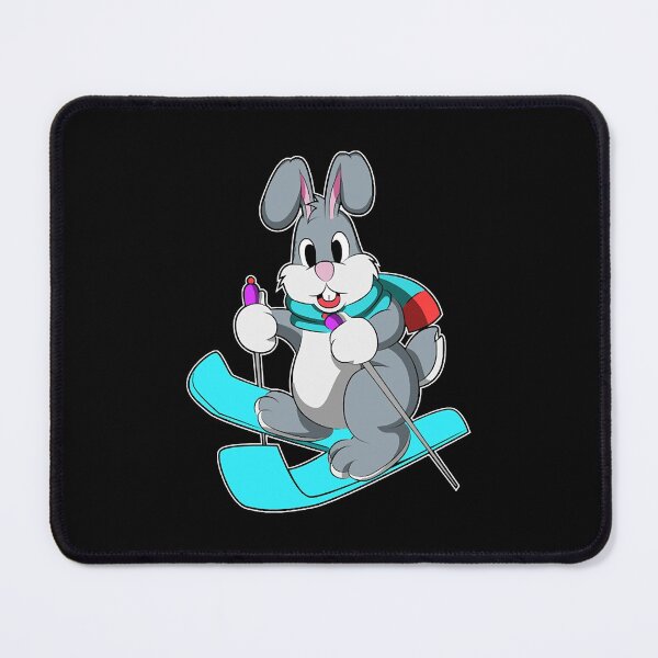 Item preview, Rabbit as Skier with Skis designed and sold by PizzutiExcel.