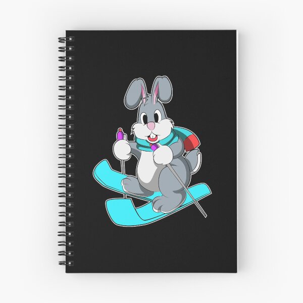 Item preview, Rabbit as Skier with Skis  designed and sold by PizzutiExcel.