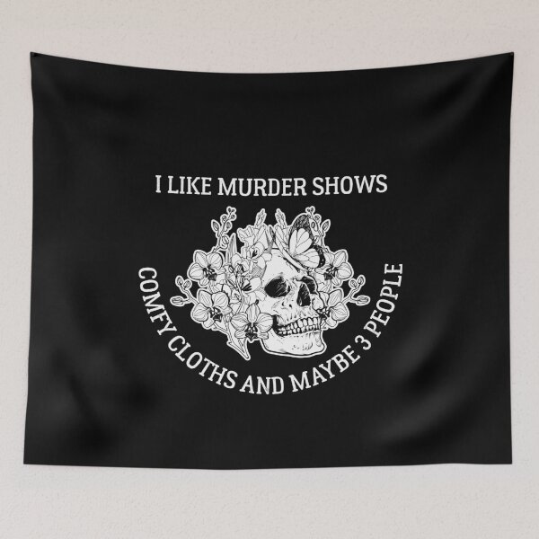 Item preview, Murder Shows Comfy Clothes True Crime Gift Introvert  designed and sold by The Junto Shop.