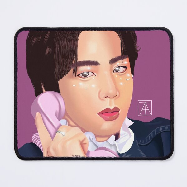 Item preview, Bts Pink Jin designed and sold by fayetheartist.