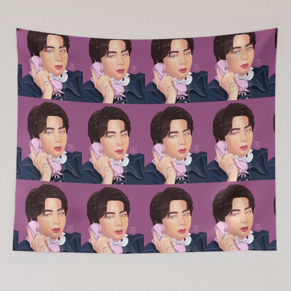 Item preview, Bts Pink Jin designed and sold by fayetheartist.