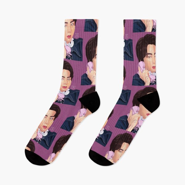 Item preview, Bts Pink Jin designed and sold by fayetheartist.