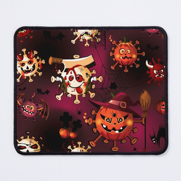 Item preview, Monstrous Halloween of the Simonsitos pumpkins and graveyards designed and sold by simonsitos.