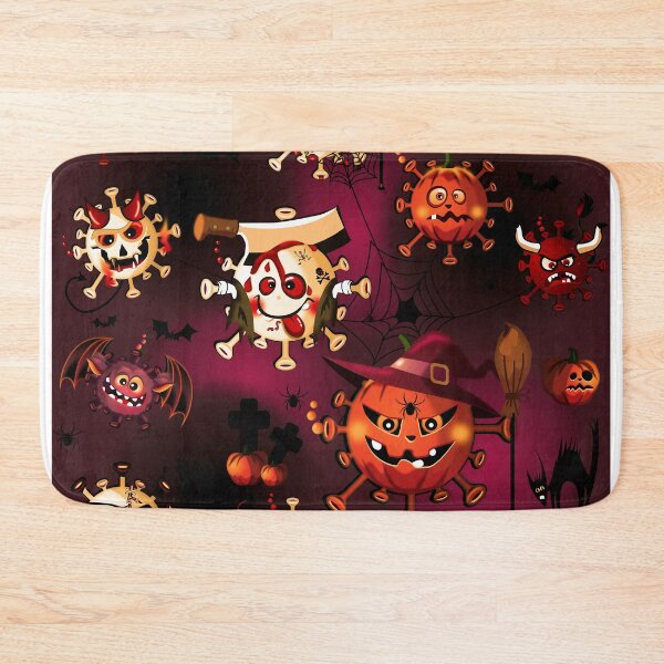 Item preview, Monstrous Halloween of the Simonsitos pumpkins and graveyards designed and sold by simonsitos.