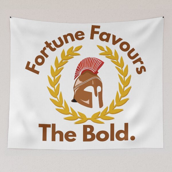 Item preview, Fortune Favours The Bold Latin Motivational Quote Gym Inspiration Hard Work designed and sold by Princeps-.
