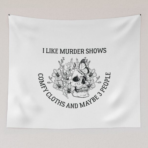 Item preview, Murder Shows Comfy Clothes True Crime Gift Introvert  designed and sold by The Junto Shop.
