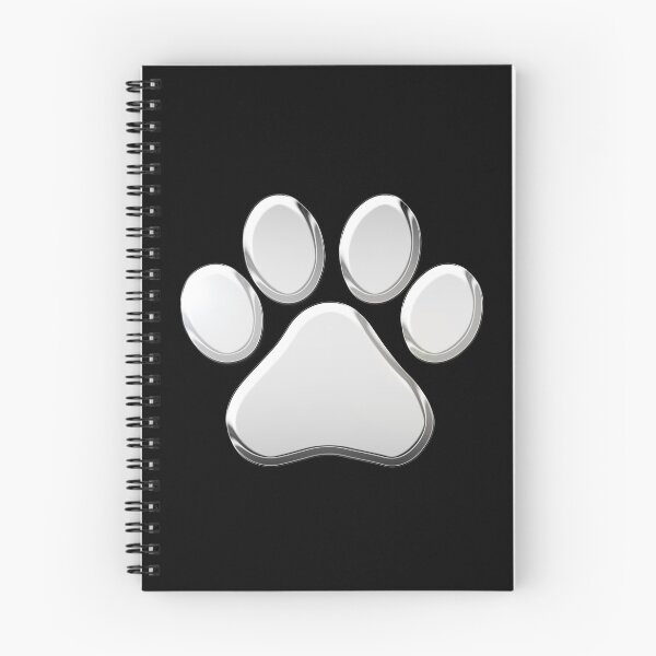 Item preview, Chrome Metallic Paw Print designed and sold by PrettyPage.