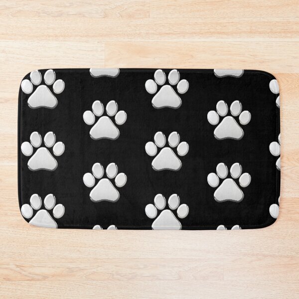 Item preview, Chrome Metallic Paw Print designed and sold by PrettyPage.