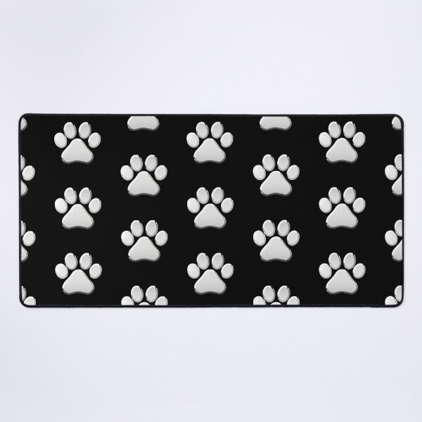 Item preview, Chrome Metallic Paw Print designed and sold by PrettyPage.