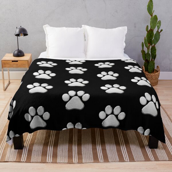 Item preview, Chrome Metallic Paw Print designed and sold by PrettyPage.