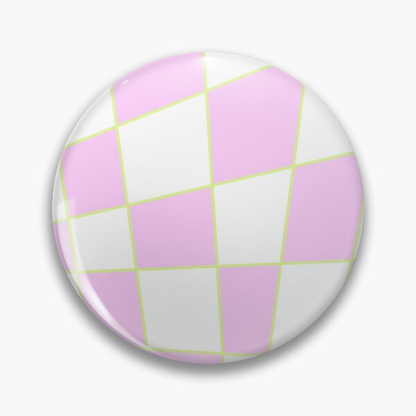 Item preview, Distorted Checkers: Pink and Green designed and sold by A.X. Bates.
