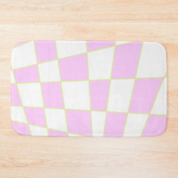 Item preview, Distorted Checkers: Pink and Green designed and sold by A.X. Bates.