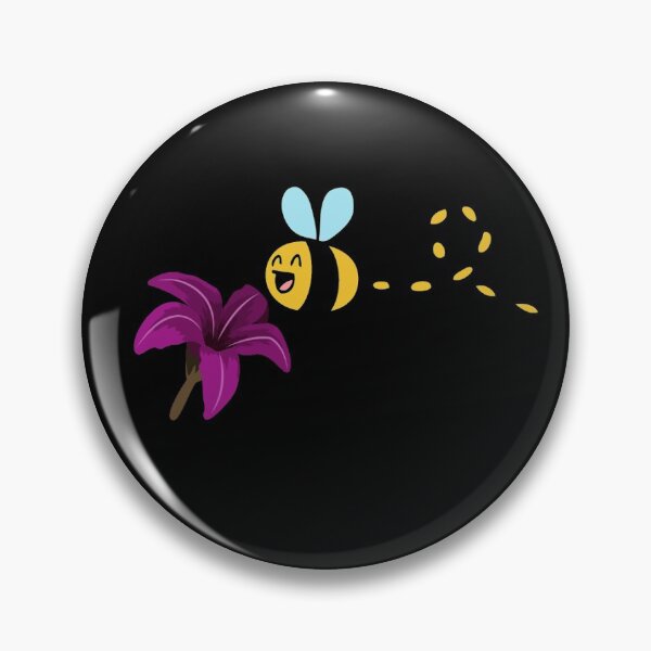 Item preview, Non-bee-nary - bee + flower designed and sold by Gender Minorities Aotearoa.