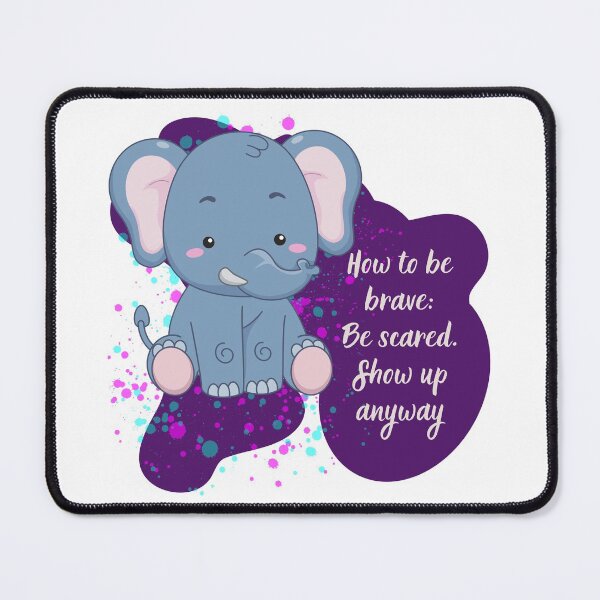 Item preview, Elephant Cartoon Be the best version of you designed and sold by Imakeyouhappy.