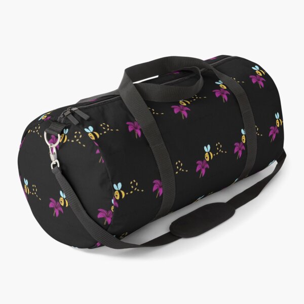 Non-bee-nary - bee + flower Duffle Bag