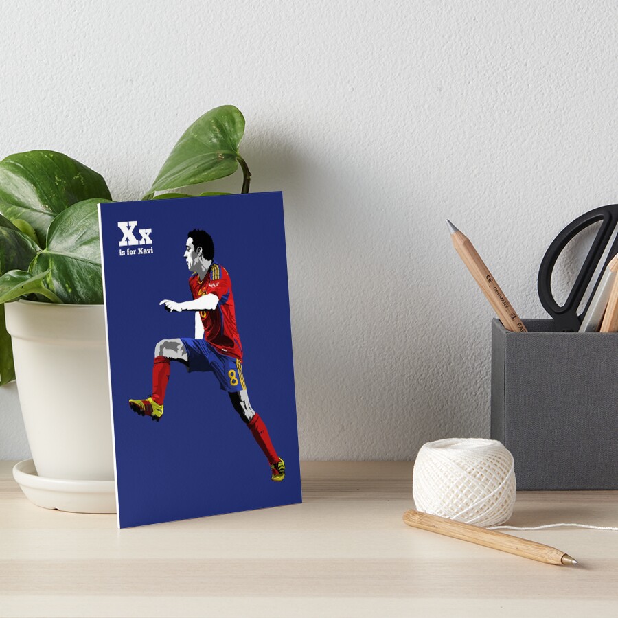 X is for Xavi Art Board Print