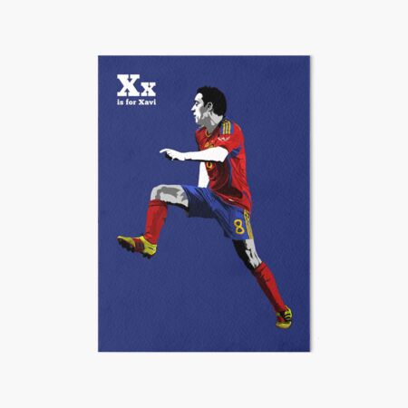 X is for Xavi Art Board Print