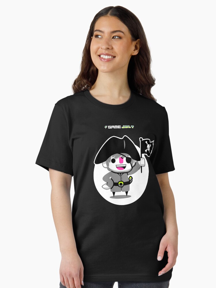 Thumbnail 2 of 7, Essential T-Shirt, Game Jolt Pirate designed and sold by gamejolt.