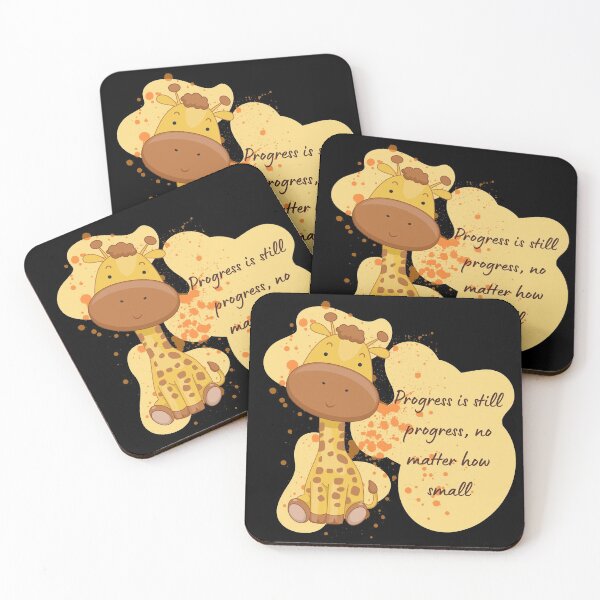 Item preview, Baby Giraffe Be the best version of you designed and sold by Imakeyouhappy.