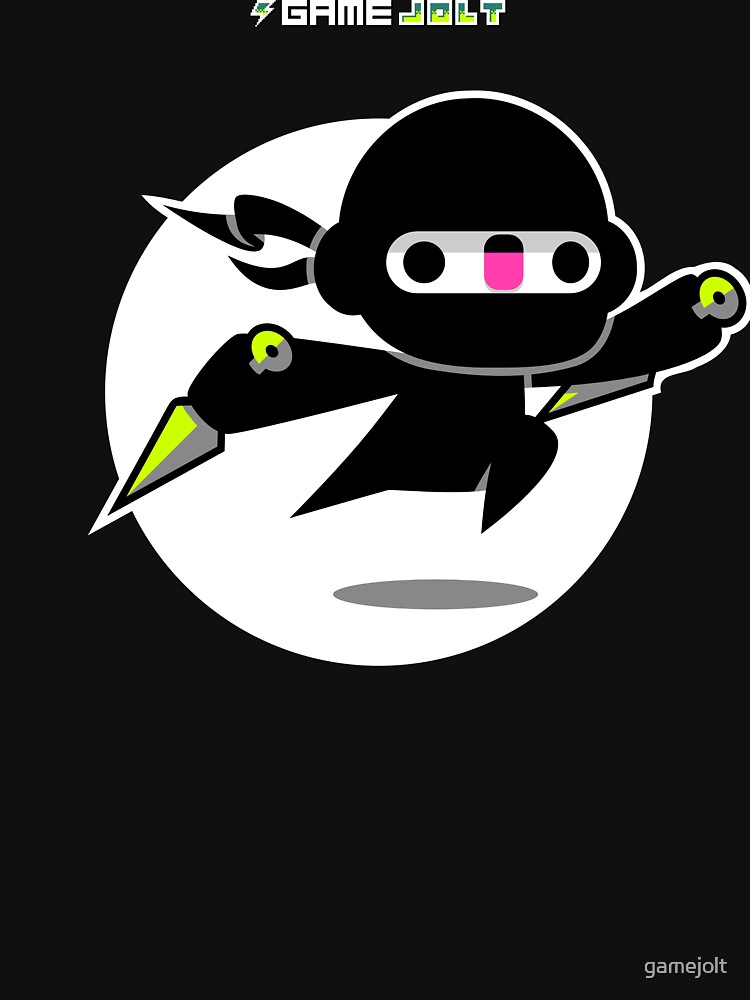 Thumbnail 7 of 7, Essential T-Shirt, Game Jolt Ninja designed and sold by gamejolt.