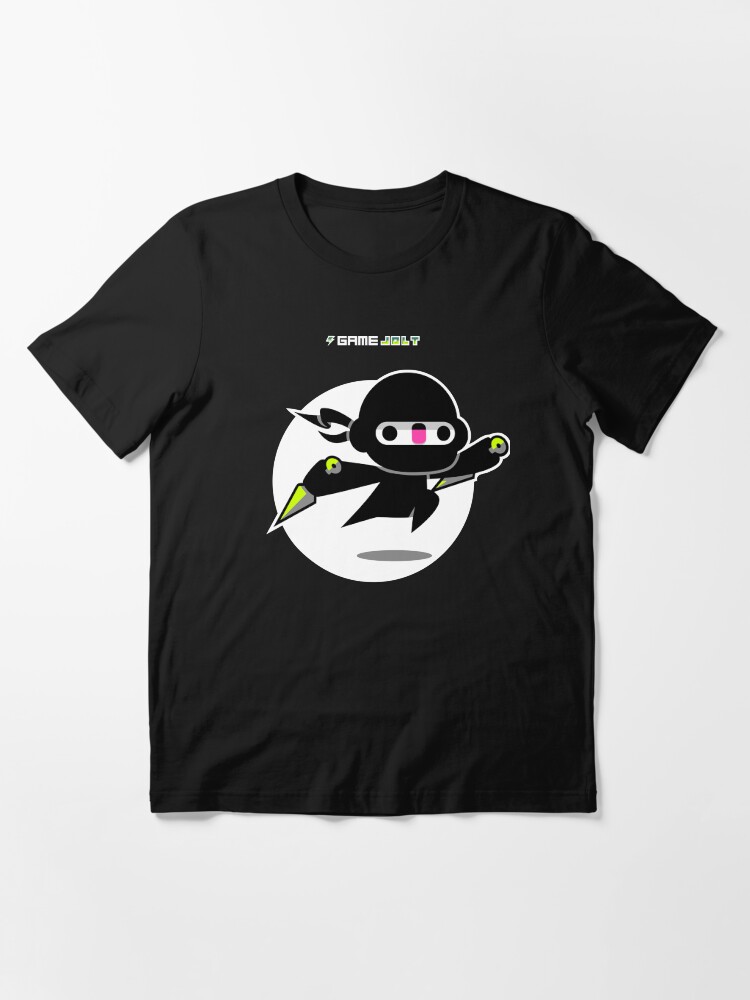 Thumbnail 3 of 7, Essential T-Shirt, Game Jolt Ninja designed and sold by gamejolt.