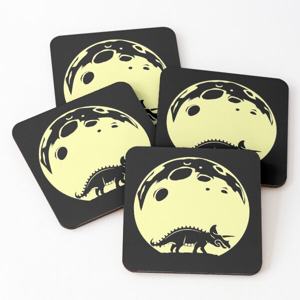 Item preview, dinosaurs on the moon 16 designed and sold by Nikmay Design.