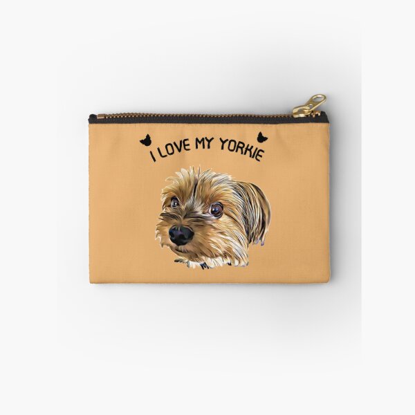 Item preview, I Love My Yorkie Cute Yorkshire Terrier Yorkie Face designed and sold by adriana-holmes.