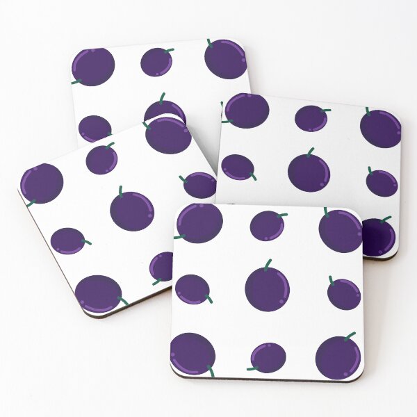 Item preview, cute plum sticker pack designed and sold by moonbean-art.