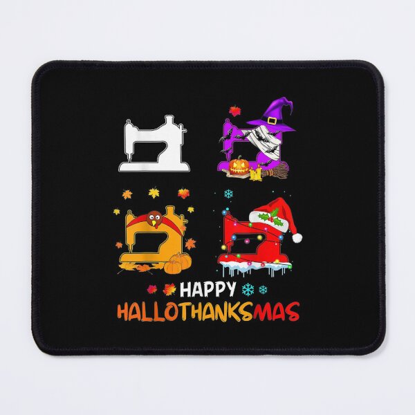 Artikelvorschau, Happy Hallo Thanks Mas-Thanksgiving Halloween Weihnachten Nähen entworfen und verkauft von HeulwenShop.