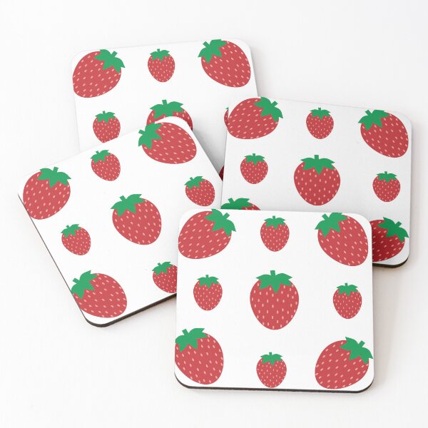 Artikelvorschau, cute strawberry stickerpack entworfen und verkauft von moonbean-art.